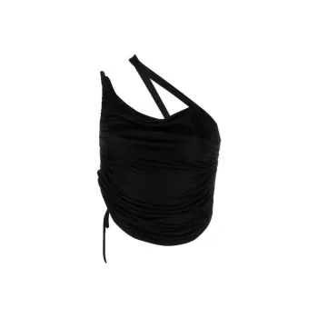 ANDREĀDAMO Ruched Asymmetric Top