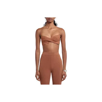 NANUSHKA Strapless Top Women's Chestnut
