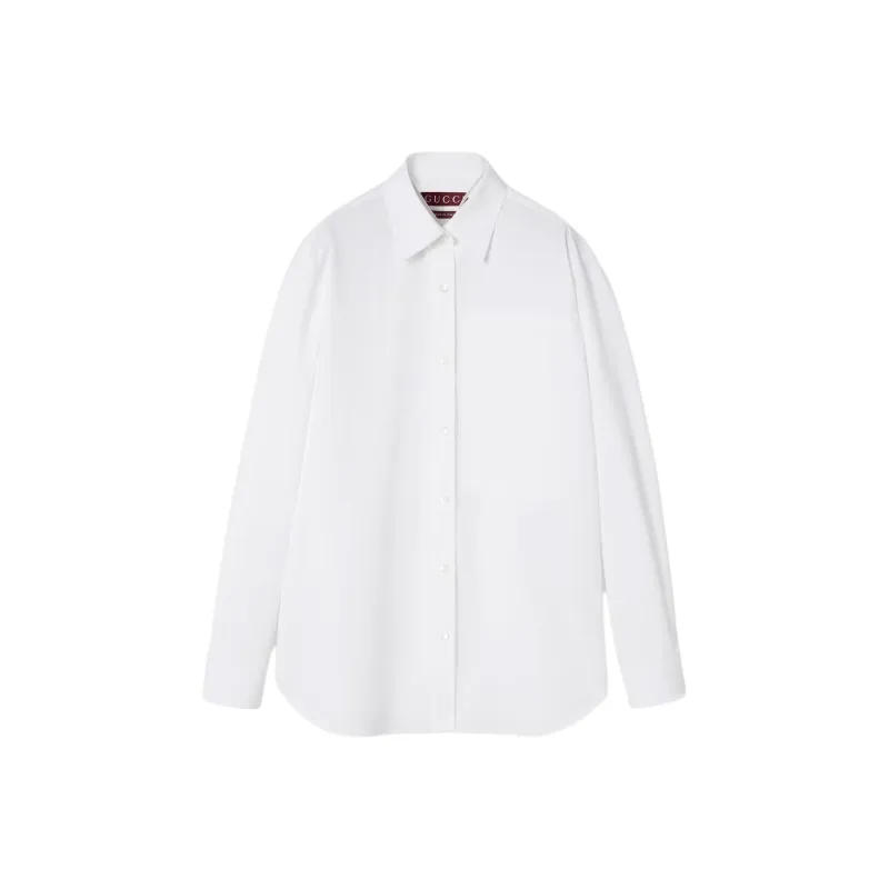 GUCCI Collared Long Sleeve Shirt-0