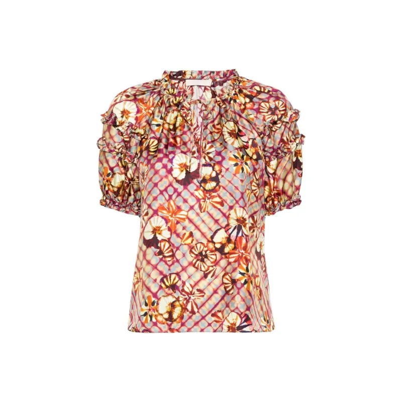Ulla Johnson Annabella Silk Blouse-0