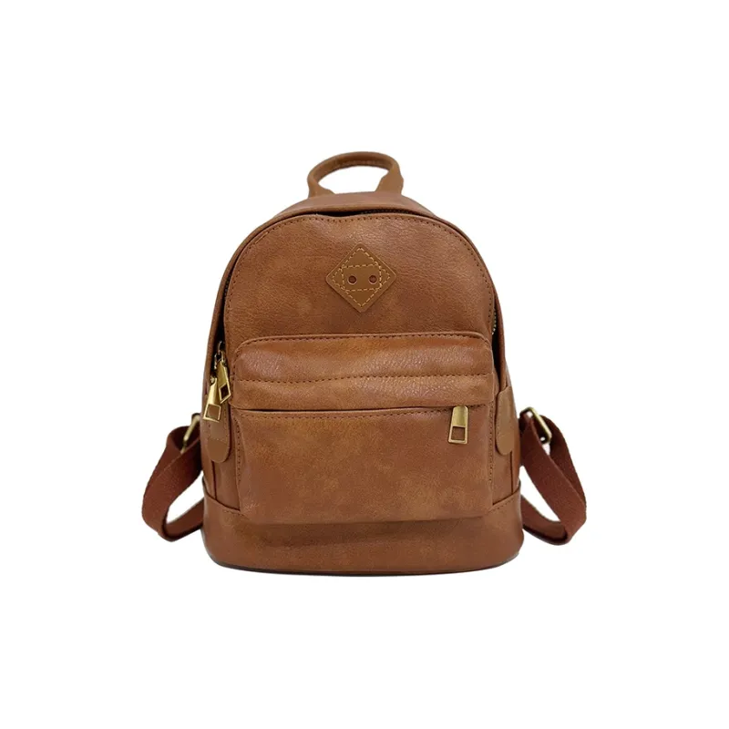 Homeboisportclub PU Backpack Unisex Brown/Black/Blue/Pink-2