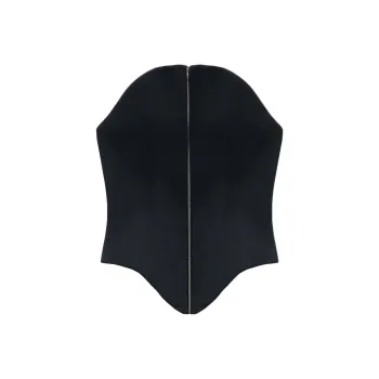Alexander McQueen Zipped Corset Top