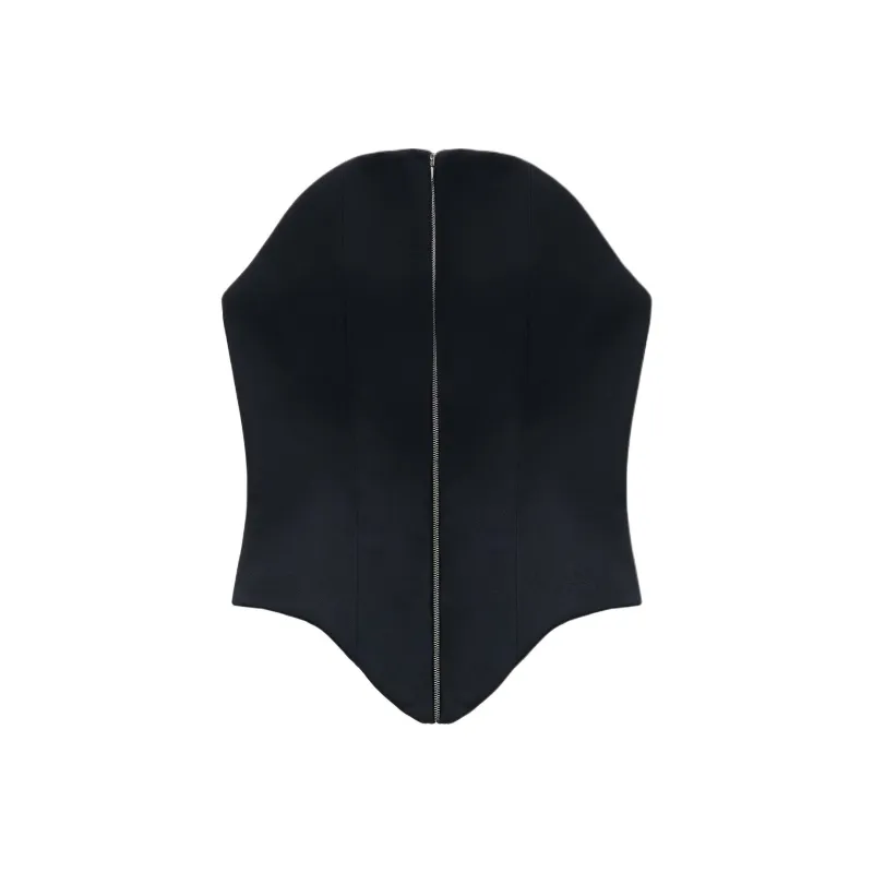 Alexander McQueen Zipped Corset Top-0