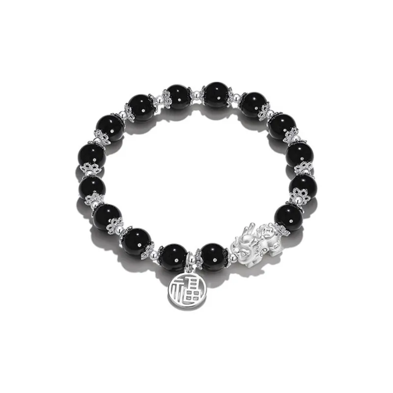 LUCA Sterling Silver Bracelets Unisex-7