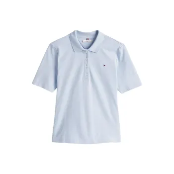 Tommy Hilfiger Polo Shirt Women's Light Blue