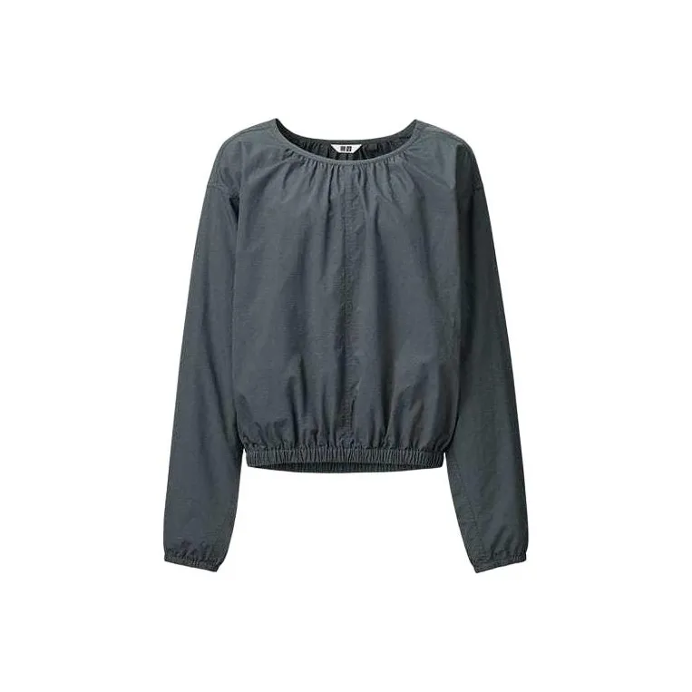 UNIQLO SS24 Shirt Women's Asphalt Gray-0