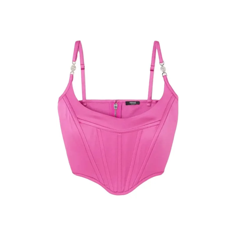 VERSACE Medusa '95 Satin Corset Top-0