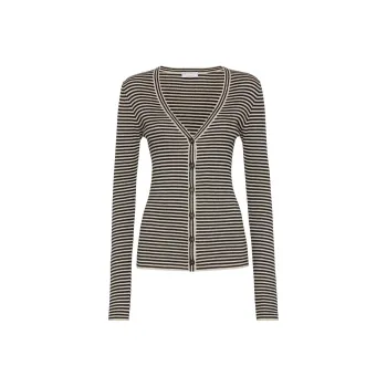 Brunello Cucinelli Striped Cardigan