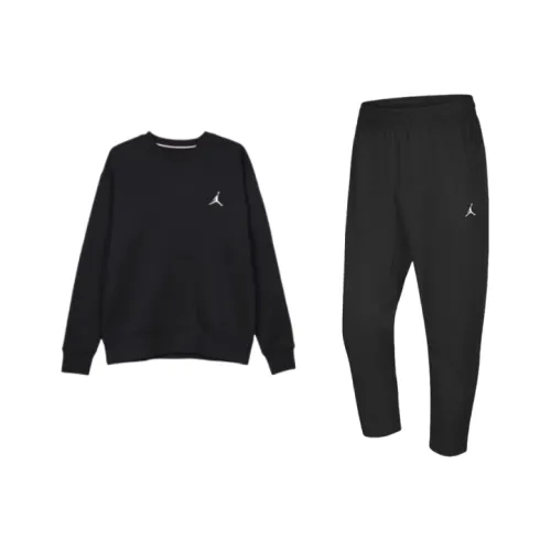 JORDAN Logo-Embroidered Crewneck Sweatshirt