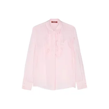 MaxMara Narvik Georgette Silk Blouse