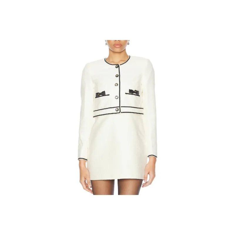LOVESHACKFANCY Jackets Coats Women's White-0