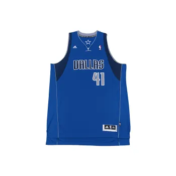Adidas x NBA Dallas Mavericks SWINGMAN Fan Edition Basketball Jersey Unisex Blue