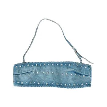 Gimaguas Strapless Top Women's Blue