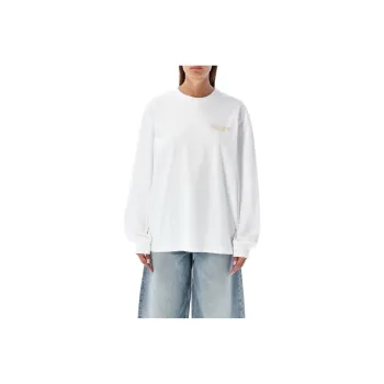 GANNI Logo print Cotton Sweatshirt