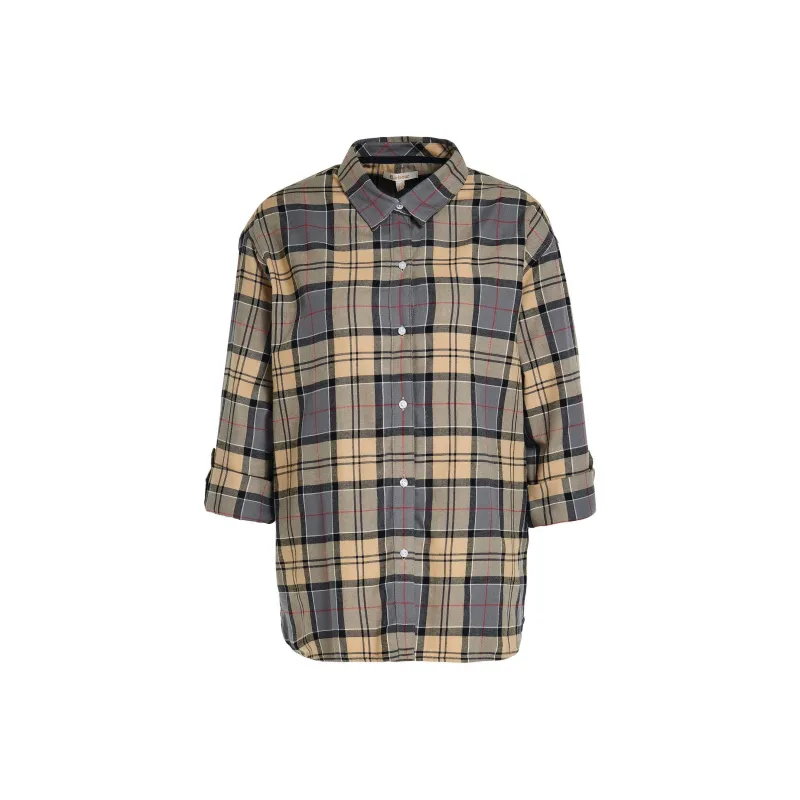 BARBOUR Elishaw Relaxed Shirt Shirt Women's Multicolor-0