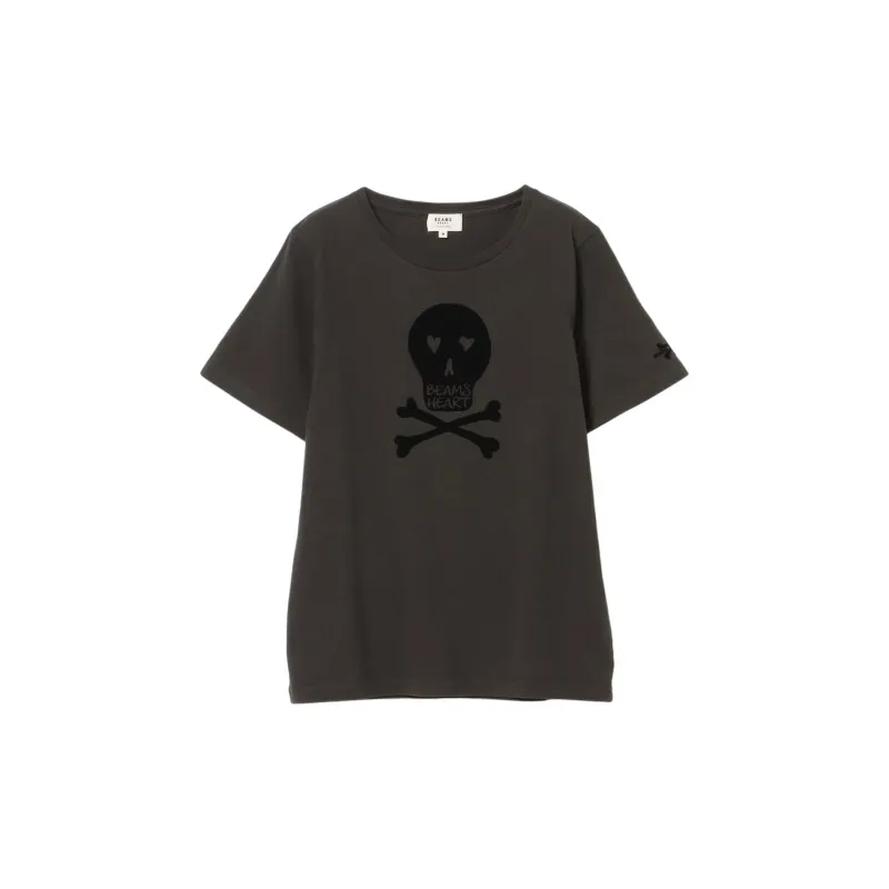 Beams T Shirts Women's Charcoal-0
