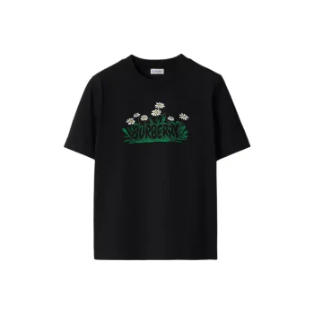 Burberry Daisy logo Cotton T shirt