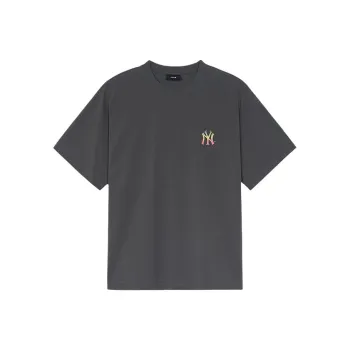 MLB New York Yankees SS25 T Shirt Unisex Dark Charcoal Gray