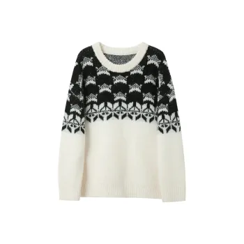 3COLOUR New Year Knitwear Women's Black/White