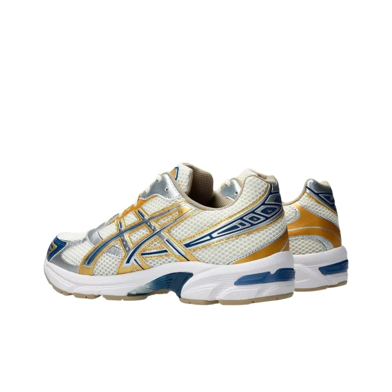 Asics Gel 1130 Cream Pure Silver Gold Blue-2