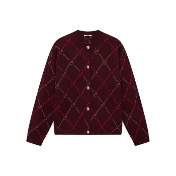 D'zzit Knitwear Women's Deep Red