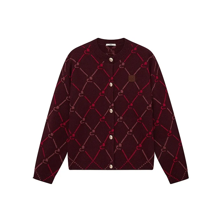 D'zzit Knitwear Women's Deep Red-0