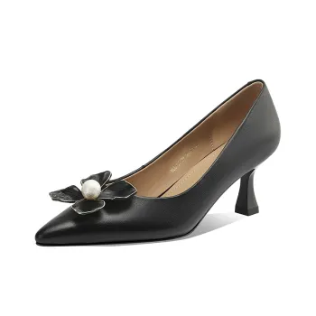 BOERDIQI High Heels Women's Black/Ecru