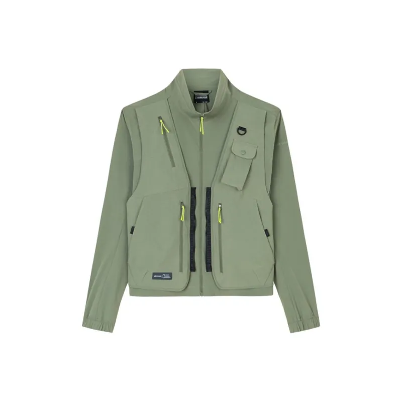 Anta Jackets Coats Women's Murky Olive Green-0