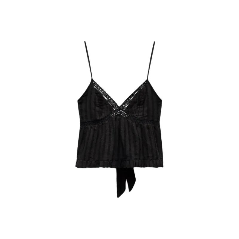 ZARA Trf Camisole Women's Black-0