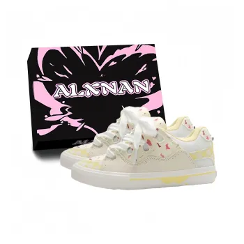 Alxnan Low Top Casual Shoes Women's Cranberry