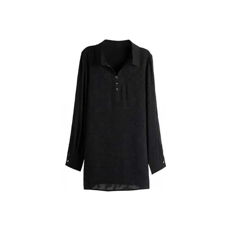 Mapping Shirts Women's Black-0