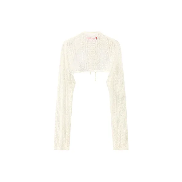 CHUU Knitwear Women's White Apricot-1
