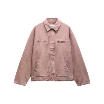 ZARA Jacket Women's Earth Gray Pink