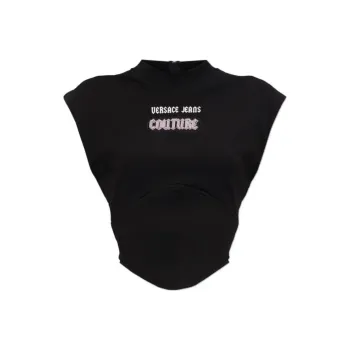 VERSACE JEANS COUTURE Logo Embellished Top