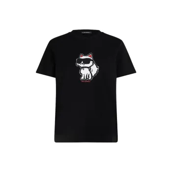 KARL LAGERFELD / Karl Lagerfeld Jeans Ikon Choupette T shirt
