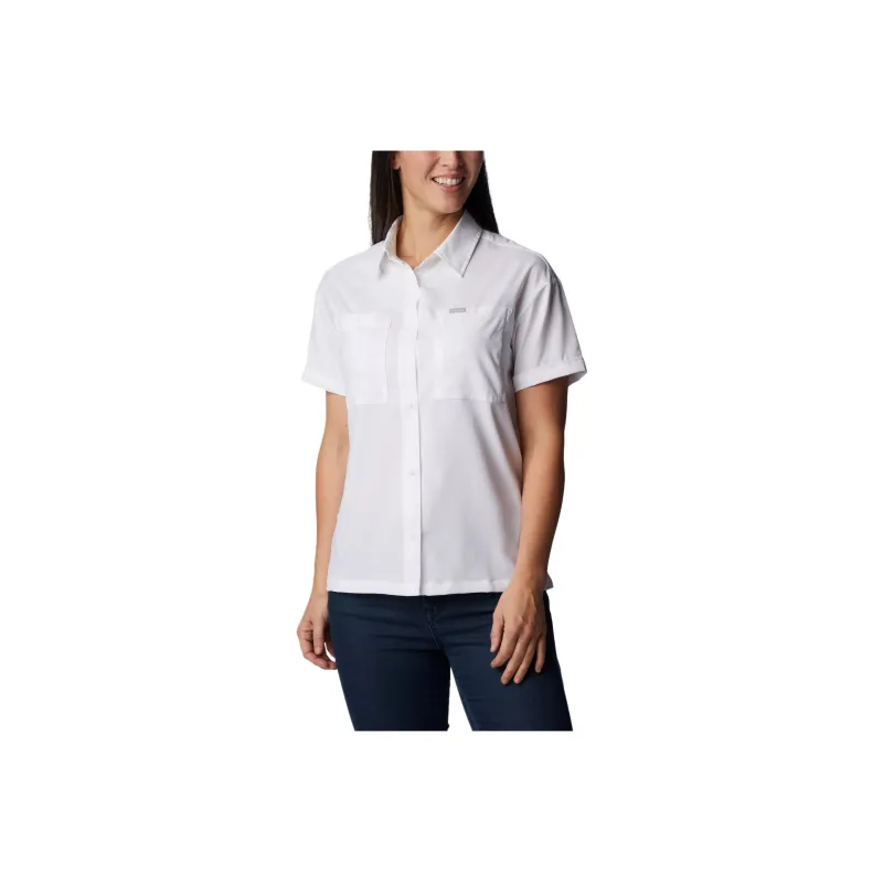 Columbia Silver Ridge Shirts Women's White-0