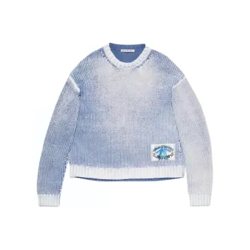 Acne Studios Logo Patch Long Sleeved Knitted Jumper