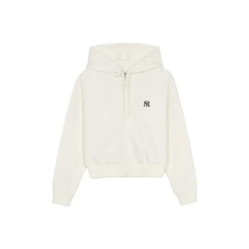 MLB New York Yankees Jackets Coats Women's Cream