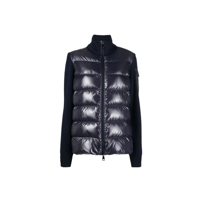 Moncler FW22 Down Jacket Women's Navy Blue-0