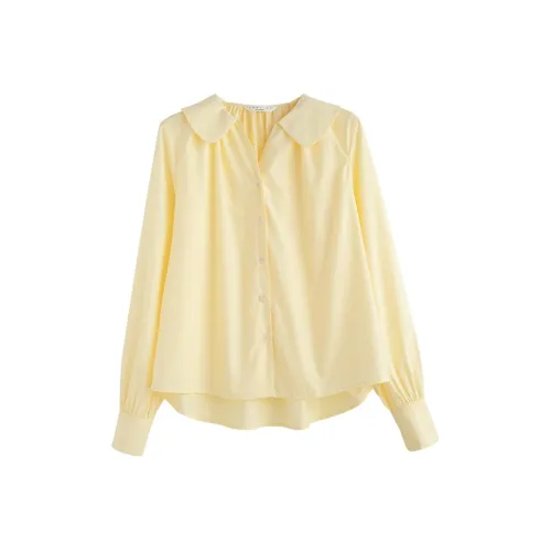 Tonlion Shirt Women's Corn Yellow