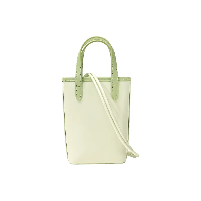 TOUTOU Synthetic Leather Handbag Regular Women's Matcha Green-2