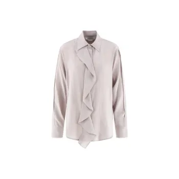 Victoria Beckham Asymmetric Ruffle Blouse