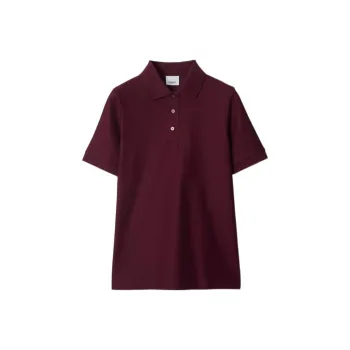 Burberry SS24 Polo Shirt Women's Dark Grape