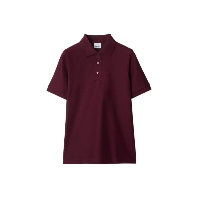 Burberry SS24 Polo Shirt Women's Dark Grape-0
