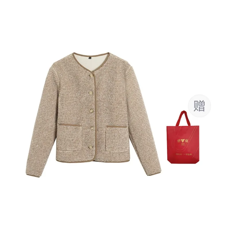 Yalu 1972 Fashion Cropped Cardigan Women's-4