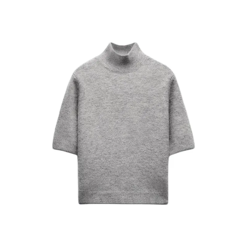 ZARA Knitwear Women's Medium Gray-0