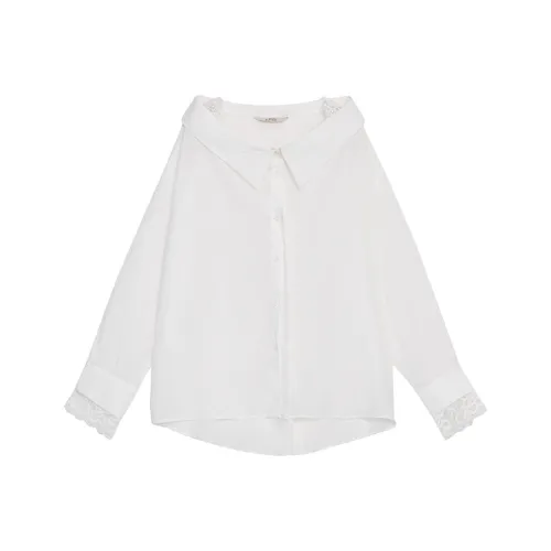 ELF SACK Shirt Women's Elegant White