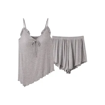 MADALLO Pajama Set Women's Light Gray