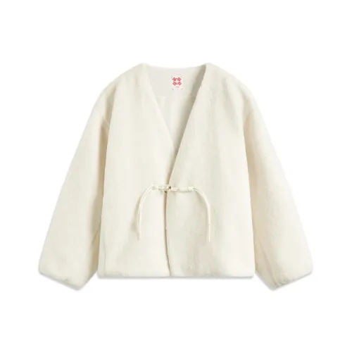 LiNing Rijin Doujin Collection Knitwear Women's Ecru