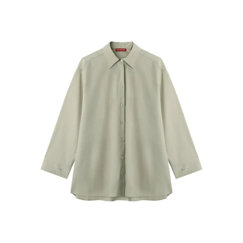 THE SEA LIFE Shirt Women's Shimmer Green-0
